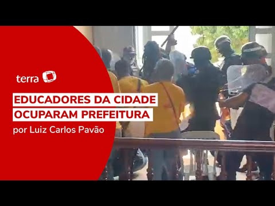 Guardas municipais agridem professores em Feira de Santana (BA)