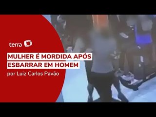 Mulher leva mordida após esbarrar em homem em academia de Goiás