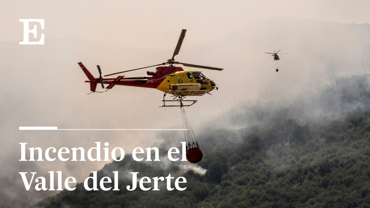 Un nuevo incendio devora el Valle del Jerte, en Cáceres