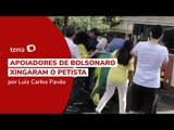 Carro de Lula é cercado por bolsonaristas em condomínio de Campinas