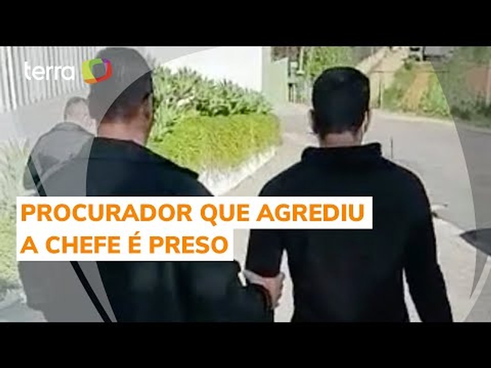 Veja o momento em que procurador que agrediu colega é preso em SP
