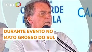 Bolsonaro escuta que o que falta para o Brasil ser feliz é 'Lula voltar'