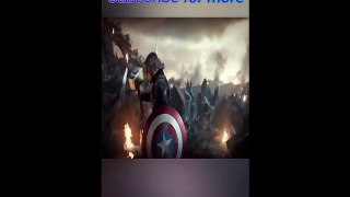 Captain America vs Thinous - The End Game sence