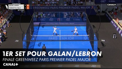 Smash de Lebron qui conclut le 1er set - Finale Greenweez Paris Premier Padel Major