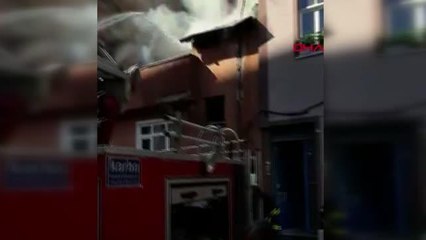 KÜTAHYA'DA EV YANGINI