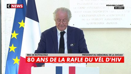 Éric De Rothschild : «Les gares et les rails demeurent les seuls témoins matériels de cette tragédie»