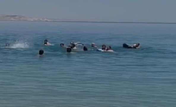 SERİNLEMEK İÇİN GİRDİĞİ BARAJ GÖLÜNDE BOĞULDU