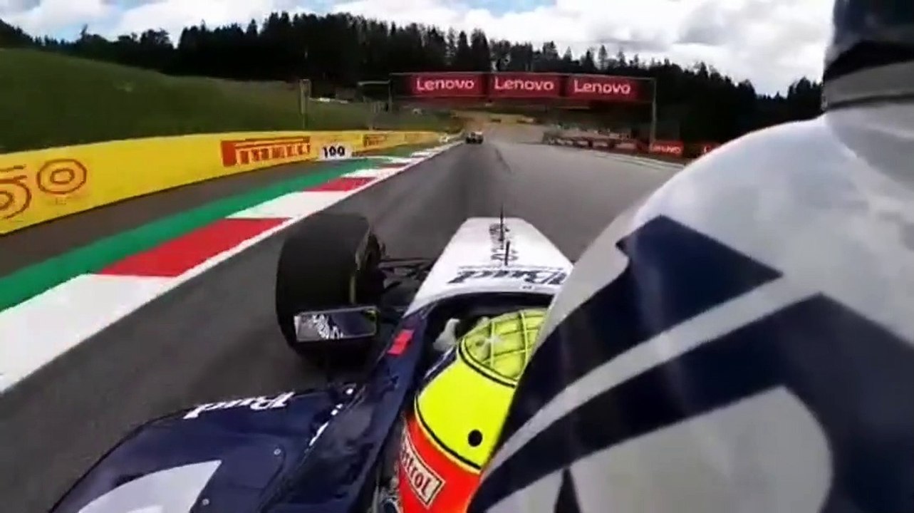 F1 2022 Austria Pre Race Demo Ralf Schumacher 2003 BMW Williams V10 Natural Onboard