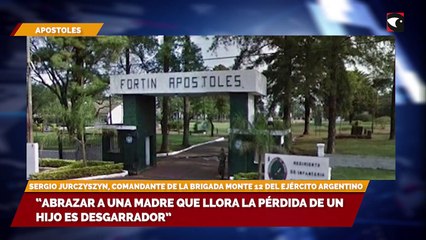 "Abrazar a una madre que llora la pérdida de un hijo es desgarrador"