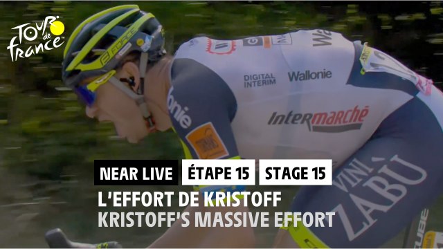 L'effort de Kristoff / Kristoff's massive effort - Étape 15 / Stage 15 - #TDF2022