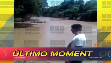 Una persona desparecida al voltearse "pipante" en Santa Martha de Cuyamel en Catacamas, Olancho