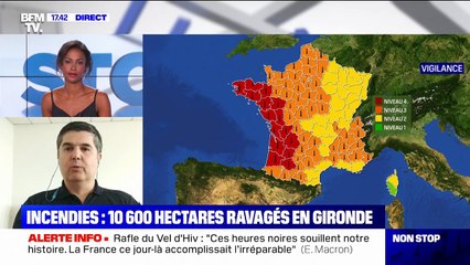 Incendies en Gironde: 3400 hectares brûlés à La Teste-de-Buch, environ 2000 personnes évacuées près de Landiras