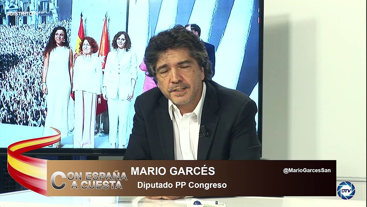 Mario Garcés: Bildu viene a darnos clases de historia y son los que quieren acabar con la democracia.