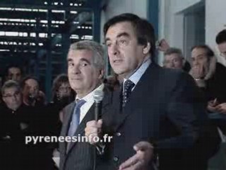 François Fillon - Visite à Tarbes