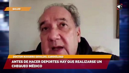 Antes de hacer deportes hay que realizarse un chequeo médico