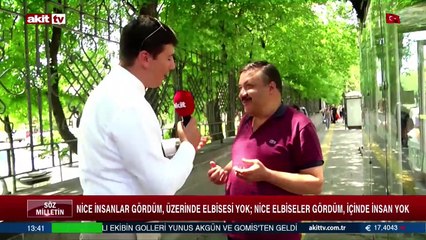 Nice insanlar gördüm, üzerlerinde elbise yok; nice elbiseler gördüm içerisinde insan yok!