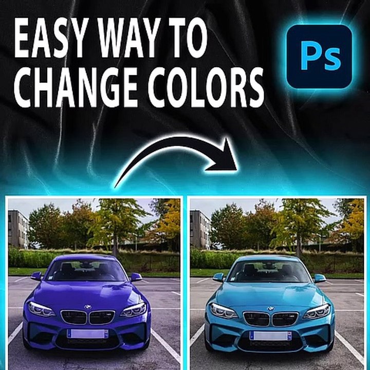 Easy way to change colors in #photoshop #shorts - video Dailymotion
