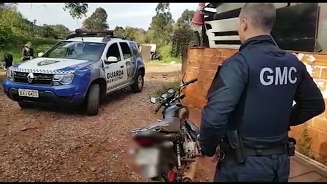 Moto com registro de furto é recuperada pela GM no Cascavel Velho