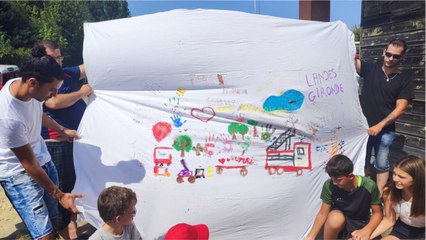 Incendies en Gironde : des enfants adressent un message de soutien aux pompiers
