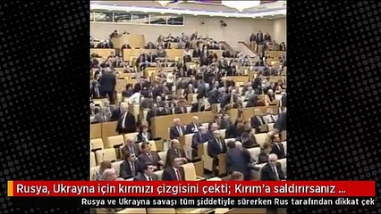Rusya, Ukrayna için kırmızı çizgisini çekti: Kırım'a saldırırsanız kıyamet kopar