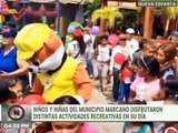 Mil 200 niños neoespartanos disfrutaron de actividades recreativas y deportivas en su día