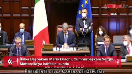 İtalya Başbakanı Draghi istifasını sundu