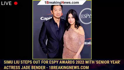 Simu Liu Steps Out for ESPY Awards 2022 with 'Senior Year' Actress Jade Bender - 1breakingnews.com