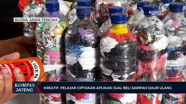 Kreatif, Pelajar Ciptakan Aplikasi Jual Beli Sampah Daur Ulang