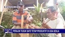 Tetap Produktif di Usia Senja, Ratusan Lansia di Lampung Terdaftar Sebagai Perajin Tusuk Sate