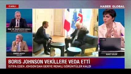 Boris Johnson vekillere veda etti: Johnson'dan geriye renkli görüntüler kaldı