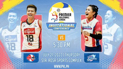 GAME 2 JULY 21, 2022 | CIGNAL HD SPIKERS vs CREAMLINE COOL SMASHERS | 2022 PVL INVITATIONAL CONFERENCE