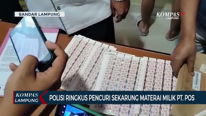 Pencuri Sekarung Materai Milik PT Pos Diringkus