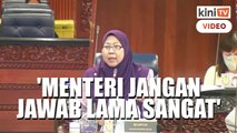 Apa guna menteri jawab tujuh, lapan soalan sahaja sehari? - Fuziah