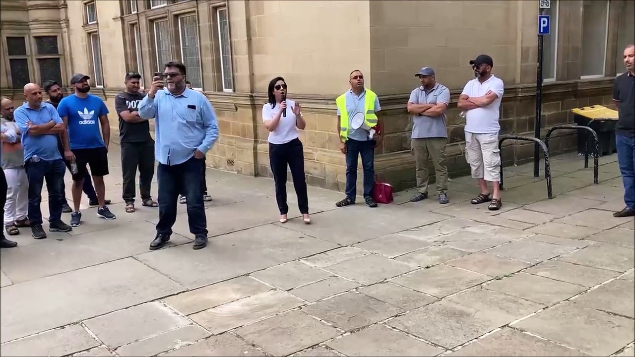 Wakefield taxi protest, July 2022 video Dailymotion