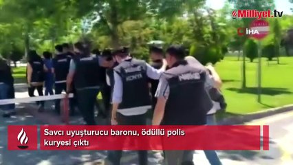Savcı uyuşturucu baronu, ödüllü polis kuryesi çıktı