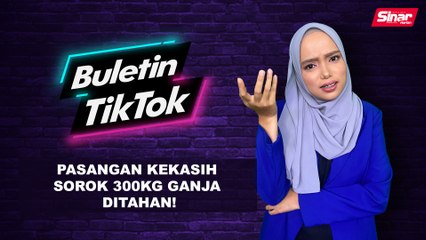 Pasangan kekasih sorok 300kg ganja ditahan!