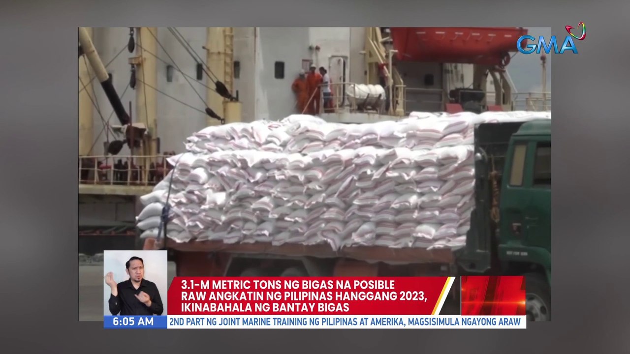 3.1-M metric tons ng bigas na posible raw angkatin ng Pilipinas hanggang 2023 ikinabahala ng Bantay Bigas | UB