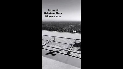 Bruce Willis Returns to Nakatomi Plaza 34 Years After Filming ‘Die Hard’