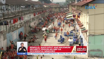 Remulla, nais ilipat ang Maximum Security Prison ng NBP sa Occidental Mindoro | UB