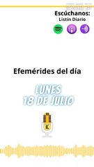 Efemerides lunes 18 de julio