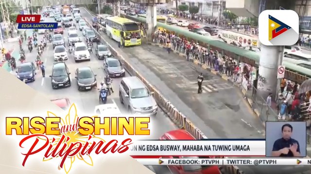 Pila sa Monumento Station ng EDSA Busway, mahaba na tuwing umaga