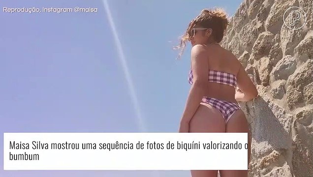 Maisa Silva exibe bumbum em foto de biquíni e faz pedido inusitado a Mel Maia. Veja!