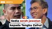Saya sedia lepas jawatan bendahari BN Selangor kepada Tengku Zafrul, kata Jamal Yunos
