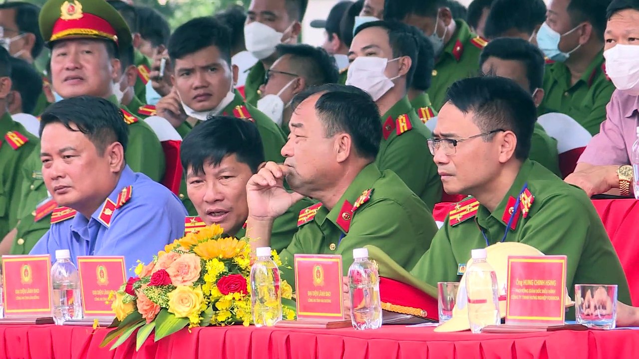 diễn tập chữa cháy  tại Công ty TNHH Hưng Nghiệp Formosa