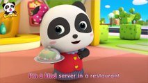 Restaurant Server Song | Jobs and Career Song | Nursery Rhymes | Kids Songs | BabyBus