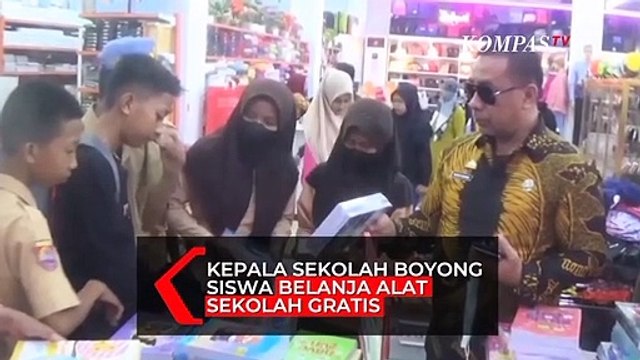 Hore! Kepala Sekolah Boyong Siswa Belanja Alat Sekolah Gratis, Bantuan untuk Jalur Afirmasi