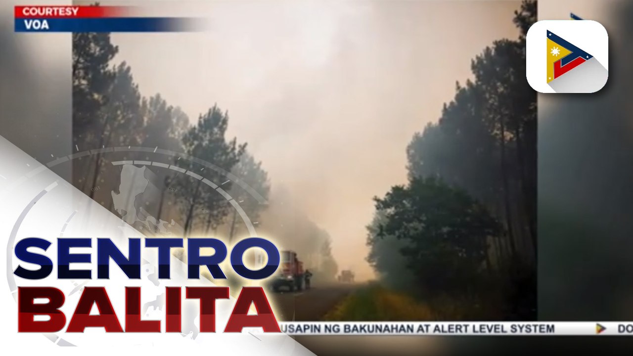 Libo-libong residente, pinalikas dahil sa wildfires sa ilang bahagi ng Europa