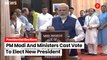 Voting Underway For Post of President Of India, PM Narendra Modi Casts Vote