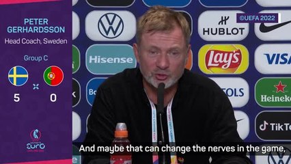 First objective was to win the game - Sweden boss Gerhardsson