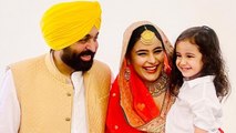 Punjab CM Bhagwant Mann Wife Dr.Gurmeet Kaur की गोदी में कौन है ये Kid | Boldsky *Entertainment